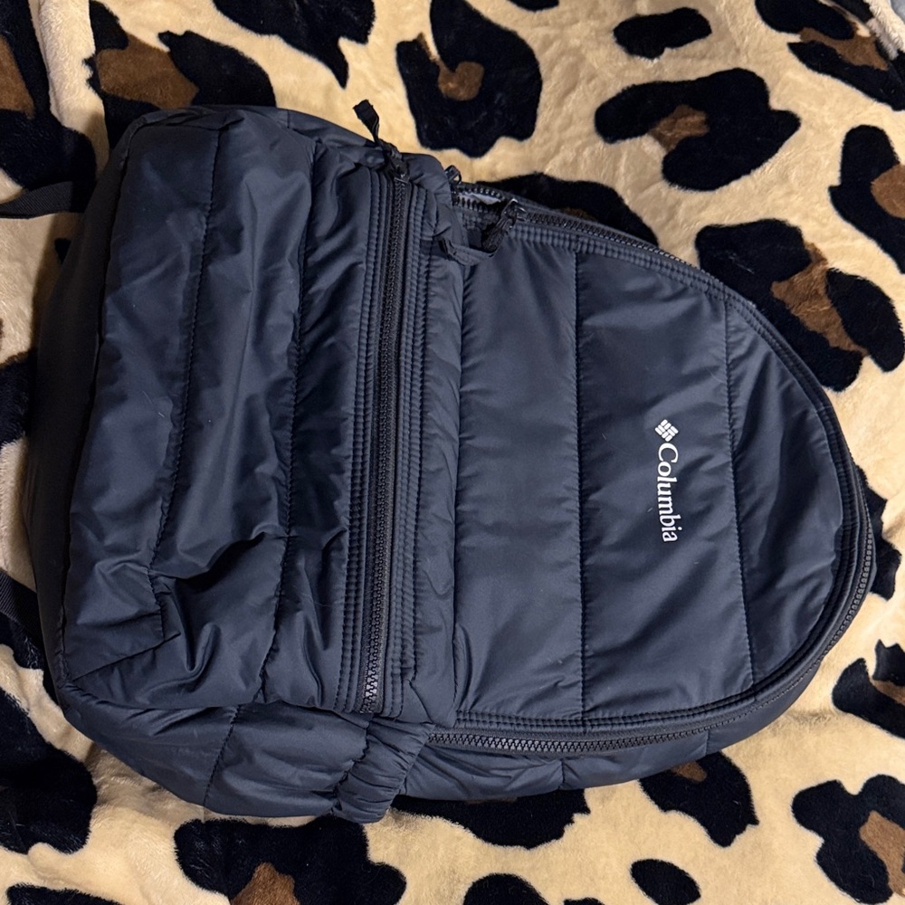 Columbia Navy Quilted Daypack Backpack